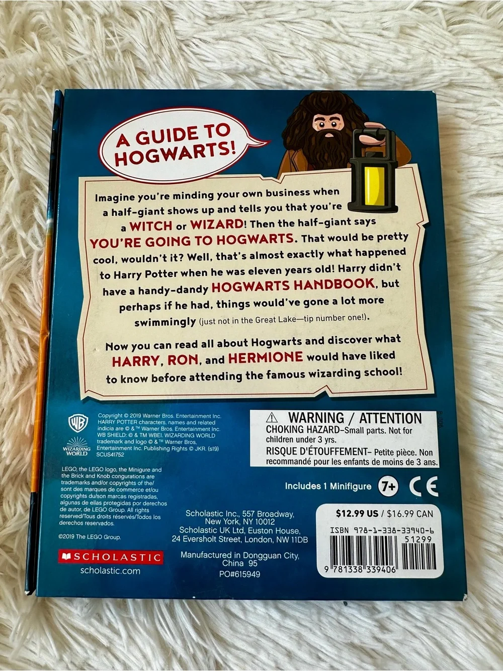 LEGO Harry Potter Hogwarts Handbook Hermione Minifigure Scholastic 2019 Complete